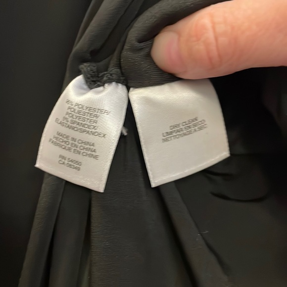 NWT Nine West Black & Pink Midi Dress. Size 6. - Picture 9 of 12